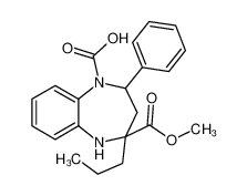 2-methoxycarbonyl-4-phenyl-2-propyl-3,4-dihydro-1H-1,5-benzodiazepine-5-carboxylic acid CAS:98987-12-3 manufacturer & supplier