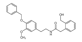 N-(2-(4-benzyloxy-3-methoxyphenyl)-ethyl)-(2-hydroxymethyl)phenylacetamide CAS:98988-20-6 manufacturer & supplier