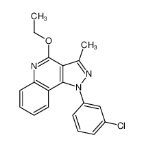 1-(3-Chloro-phenyl)-4-ethoxy-3-methyl-1H-pyrazolo[4,3-c]quinoline CAS:98990-88-6 manufacturer & supplier