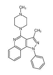 3-Methyl-4-(4-methyl-piperazin-1-yl)-1-phenyl-1H-pyrazolo[4,3-c]quinoline CAS:98990-91-1 manufacturer & supplier