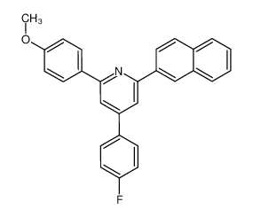 4-(4-Fluoro-phenyl)-2-(4-methoxy-phenyl)-6-naphthalen-2-yl-pyridine CAS:98991-43-6 manufacturer & supplier