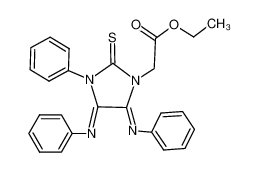 ethyl 2-((4Z,5Z)-3-phenyl-4,5-bis(phenylimino)-2-thioxoimidazolidin-1-yl)acetate CAS:99006-57-2 manufacturer & supplier