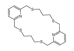 25,26-diaza-3,7,15,19-tetrathiatricyclo(19.3.1.19,13)hexacosa-1(25),9(26),10,12,21,23-hexaene CAS:99007-93-9 manufacturer & supplier