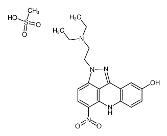 2-[2-(Diethylamino)ethyl]-2,6-dihydro-5-nitropyrazolo[3,4,5 kl]acridin-9-ol, monomethanesulfonate CAS:99008-66-9 manufacturer & supplier