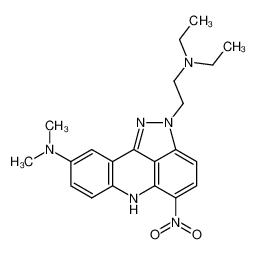 [2-(2-Diethylamino-ethyl)-5-nitro-2,6-dihydro-pyrazolo[3,4,5-kl]acridin-9-yl]-dimethyl-amine CAS:99008-97-6 manufacturer & supplier