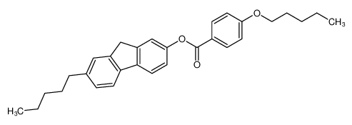 Benzoic acid, 4-(pentyloxy)-, 7-pentyl-9H-fluoren-2-yl ester CAS:99012-23-4 manufacturer & supplier