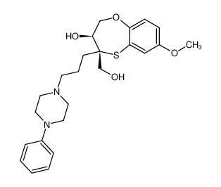 cis-4-hydroxymethyl-7-methoxy-4-(3-(4-phenyl-1-piperazinyl)propyl)-3,4-dihydro-2H-1,5-benzoxathiepin-3-ol CAS:99014-16-1 manufacturer & supplier