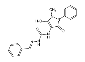 1-benzylidene-4-(1,5-dimethyl-3-oxo-2-phenyl-2,3-dihydro-1H-pyrazol-4-yl)-thiosemicarbazide CAS:99020-96-9 manufacturer & supplier