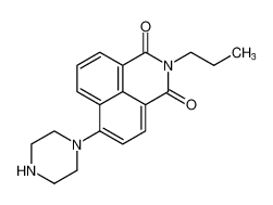 1H-Benz[de]isoquinoline-1,3(2H)-dione, 6-(1-piperazinyl)-2-propyl- CAS:99024-41-6 manufacturer & supplier