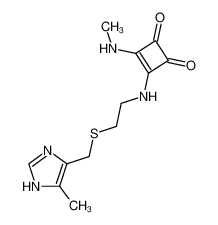 1-(methylamino)-2-[(2-{[(4-methyl-5-imidazolyl)methyl]thio}ethyl)amino]cyclobut-1-ene-3,4-dione CAS:99035-21-9 manufacturer & supplier