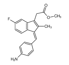 methyl (Z)-2-(1-(4-aminobenzylidene)-5-fluoro-2-methyl-1H-inden-3-yl)acetate CAS:99046-36-3 manufacturer & supplier