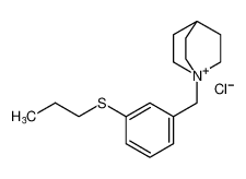 1-(3-(propylthio)benzyl)quinuclidin-1-ium chloride CAS:99046-94-3 manufacturer & supplier