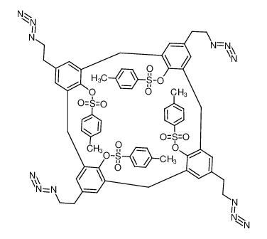 5,11,17,23-tetrakis(2-azidoethyl)-25,26,27,28-tetrakis((p-tolylsulfonyl)oxy)calix(4)arene CAS:99052-72-9 manufacturer & supplier