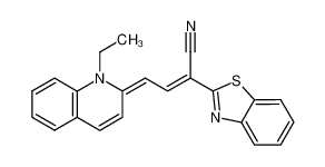 2-benzothiazol-2-yl-4-(1-ethyl-1H-quinolin-2-ylidene)-but-2-enenitrile CAS:99061-28-6 manufacturer & supplier