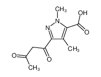 5-acetoacetyl-2,4-dimethyl-2H-pyrazole-3-carboxylic acid CAS:99068-98-1 manufacturer & supplier