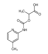 2-(4-methyl-[2]pyridylcarbamoyloxy)-propionic acid CAS:99069-00-8 manufacturer & supplier