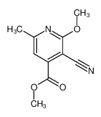 3-cyano-2-methoxy-6-methyl-isonicotinic acid methyl ester CAS:99072-28-3 manufacturer & supplier