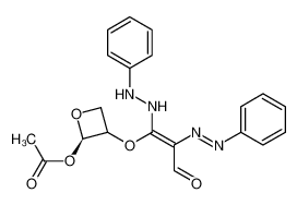 Acetic acid (R)-3-[(E)-3-oxo-2-phenylazo-1-(N'-phenyl-hydrazino)-propenyloxy]-oxetan-2-yl ester CAS:99080-92-9 manufacturer & supplier