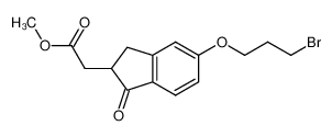 Methyl 5-(3-bromopropyloxy)-1-indanone-2-acetate CAS:99092-78-1 manufacturer & supplier