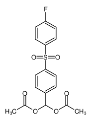 Methanediol, [4-[(4-fluorophenyl)sulfonyl]phenyl]-, diacetate CAS:99094-05-0 manufacturer & supplier