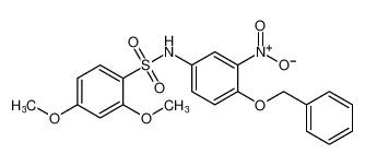 N-(4-(benzyloxy)-3-nitrophenyl)-2,4-dimethoxybenzenesulfonamide CAS:99103-39-6 manufacturer & supplier