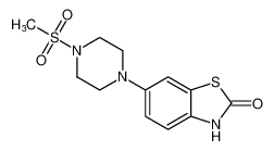 Piperazine, 1-(2,3-dihydro-2-oxo-6-benzothiazolyl)-4-(methylsulfonyl)- CAS:99111-69-0 manufacturer & supplier