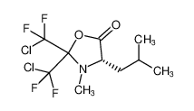 (S)-2,2-bis(chlorodifluoromethyl)-4-isobutyl-3-methyloxazolidin-5-one CAS:99119-93-4 manufacturer & supplier