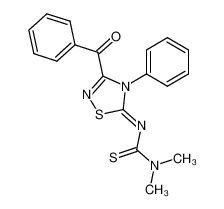 N'-(3-Benzoyl-4-phenyl-1,2,4-thiadiazol-5(4H)-yliden)-N,N-dimethylthioharnstoff CAS:99120-87-3 manufacturer & supplier