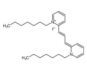 1-heptyl-2-((1E,3E)-3-(1-heptylpyridin-2(1H)-ylidene)prop-1-en-1-yl)pyridin-1-ium iodide CAS:99132-36-2 manufacturer & supplier