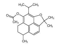 Acetic acid 9-isopropyl-2,2,5-trimethyl-2,5,6,7-tetrahydro-1-oxa-cyclopenta[cd]phenalen-8-yl ester CAS:99132-90-8 manufacturer & supplier