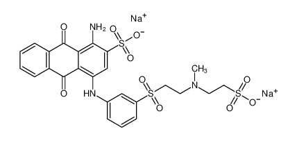 sodium 1-amino-4-((3-((2-(methyl(2-sulfonatoethyl)amino)ethyl)sulfonyl)phenyl)amino)-9,10-dioxo-9,10-dihydroanthracene-2-sulfonate CAS:99133-13-8 manufacturer & supplier