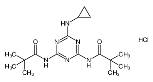 N,N'-(6-(cyclopropylamino)-1,3,5-triazine-2,4-diyl)bis(2,2-dimethylpropanamide) hydrochloride CAS:99135-79-2 manufacturer & supplier