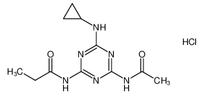 N-(4-acetamido-6-(cyclopropylamino)-1,3,5-triazin-2-yl)propionamide hydrochloride CAS:99135-81-6 manufacturer & supplier