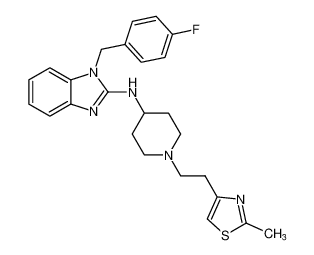 1-(4-fluorobenzyl)-N-(1-(2-(2-methylthiazol-4-yl)ethyl)piperidin-4-yl)-1H-benzo[d]imidazol-2-amine CAS:99138-63-3 manufacturer & supplier