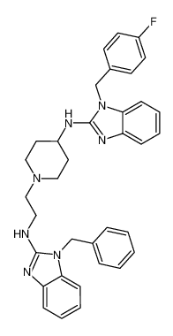 N-[2-[[4-[1-[(4-fluorophenyl)methyl]-1H-benzimidazol-2-yl]amino]-1-piperidinyl]ethyl]-1-(phenylmethyl)-1H-benzimidazol-2-amine CAS:99138-82-6 manufacturer & supplier