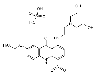 1-[[2-[bis(2-hydroxyethyl)amino]ethyl]amino]-7-ethoxy-4-nitro-9(10H)-acridinone, methanesulfonate CAS:99140-22-4 manufacturer & supplier