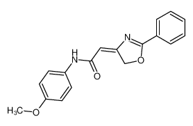 N-(4-Methoxy-phenyl)-2-[2-phenyl-oxazol-(4E)-ylidene]-acetamide CAS:99141-49-8 manufacturer & supplier