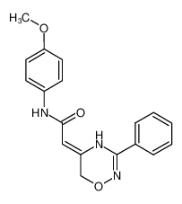 Z-5,6-dihydro-3-phenyl-5-(p-methoxyphenylcarbamoyl)methylene-4H-1,2,4-oxadiazine CAS:99141-55-6 manufacturer & supplier