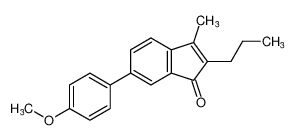 1H-Inden-1-one, 6-(4-methoxyphenyl)-3-methyl-2-propyl- CAS:99142-88-8 manufacturer & supplier