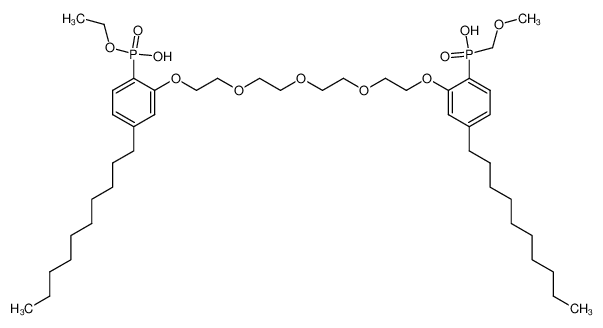 (4-Decyl-2-{2-[2-(2-{2-[5-decyl-2-(hydroxy-methoxymethyl-phosphinoyl)-phenoxy]-ethoxy}-ethoxy)-ethoxy]-ethoxy}-phenyl)-phosphonic acid monoethyl ester CAS:99148-00-2 manufacturer & supplier