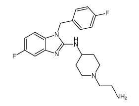 N-(1-(2-aminoethyl)piperidin-4-yl)-5-fluoro-1-(4-fluorobenzyl)-1H-benzo[d]imidazol-2-amine CAS:99151-08-3 manufacturer & supplier