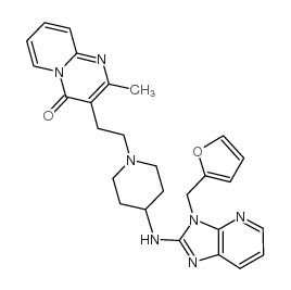 3-[2-[4-[[3-(furan-2-ylmethyl)imidazo[4,5-b]pyridin-2-yl]amino]piperidin-1-yl]ethyl]-2-methylpyrido[1,2-a]pyrimidin-4-one CAS:99156-66-8 manufacturer & supplier