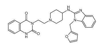 3-(2-(4-((1-(furan-2-ylmethyl)-1H-benzo[d]imidazol-2-yl)amino)piperidin-1-yl)ethyl)quinazoline-2,4(1H,3H)-dione CAS:99156-87-3 manufacturer & supplier