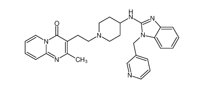 2-methyl-3-(2-(4-((1-(pyridin-3-ylmethyl)-1H-benzo[d]imidazol-2-yl)amino)piperidin-1-yl)ethyl)-4H-pyrido[1,2-a]pyrimidin-4-one CAS:99157-18-3 manufacturer & supplier