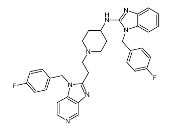 1-(4-fluorobenzyl)-N-(1-(2-(1-(4-fluorobenzyl)-1H-imidazo[4,5-c]pyridin-2-yl)ethyl)piperidin-4-yl)-1H-benzo[d]imidazol-2-amine CAS:99157-82-1 manufacturer & supplier