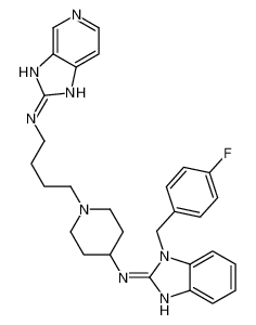 N-[4-[4-[[1-[(4-fluorophenyl)methyl]benzimidazol-2-yl]amino]piperidin-1-yl]butyl]-3H-imidazo[4,5-c]pyridin-2-amine CAS:99157-83-2 manufacturer & supplier