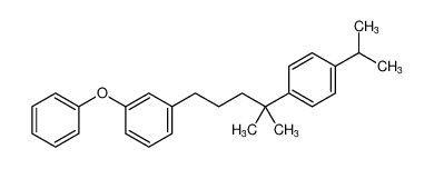 Benzene, 1-[4-methyl-4-[4-(1-methylethyl)phenyl]pentyl]-3-phenoxy- CAS:99160-93-7 manufacturer & supplier