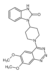 1-(1-(6,7-dimethoxybenzo[d][1,2,3]triazin-4-yl)piperidin-4-yl)-1,3-dihydro-2H-benzo[d]imidazol-2-one CAS:99161-23-6 manufacturer & supplier