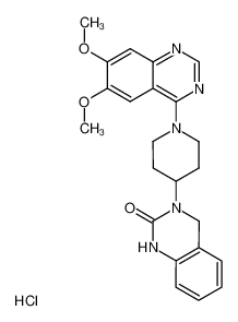 3-[1-(6,7-Dimethoxy-quinazolin-4-yl)-piperidin-4-yl]-3,4-dihydro-1H-quinazolin-2-one; hydrochloride CAS:99161-60-1 manufacturer & supplier