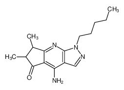 4-amino-6,7-dimethyl-1-pentyl-6,7-dihydrocyclopenta[b]pyrazolo[4,3-e]pyridin-5(1H)-one CAS:99162-77-3 manufacturer & supplier